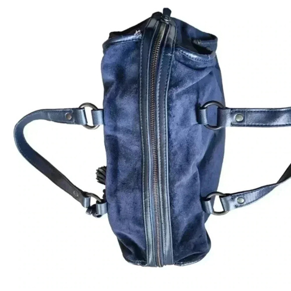 Juicy Couture Satchel Y2K Velour Purse Women 2000s Regal Retro Bling Embroidery - Picture 9 of 16